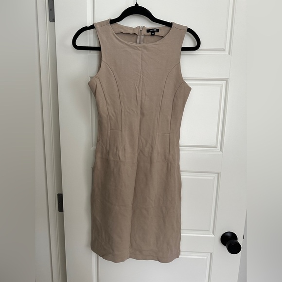 *3/$25* Jacob Tan Halter Sheath Midi Dress - Picture 1 of 4